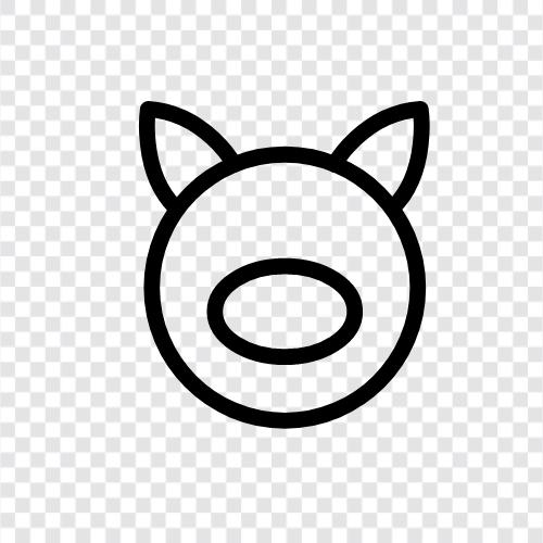 Schwein, Speck, Schinken, Wurst symbol