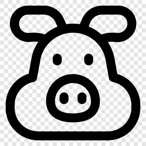 pork, bacon, ham, sausage icon svg