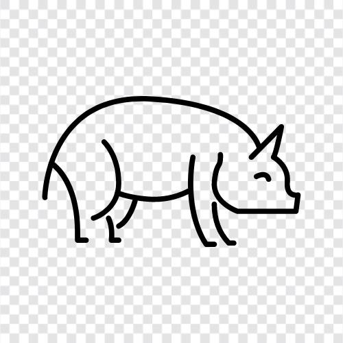 pork, bacon, ham, sausage icon svg