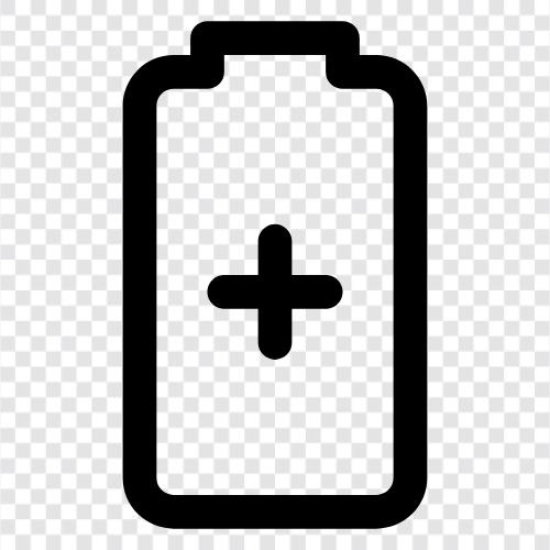 Portable Charger, Portable Power, External Battery, Backup Battery icon svg