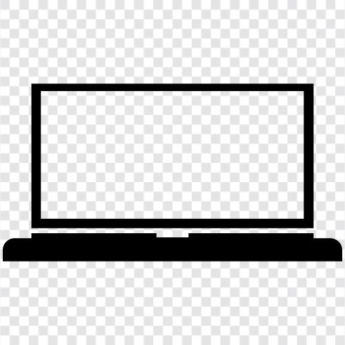 portable computer, computer, laptop computer, netbook icon svg