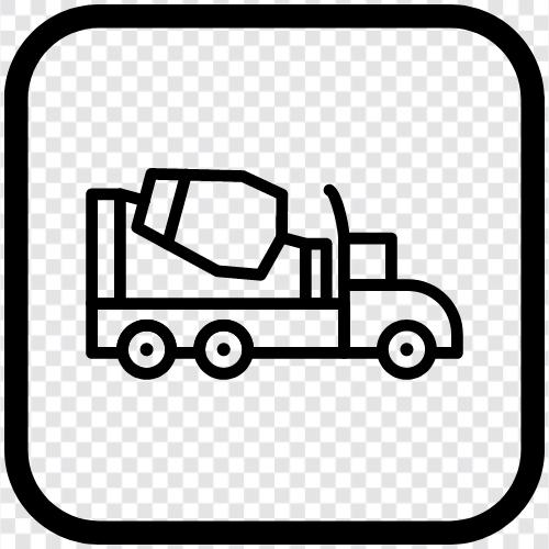 Portable Concrete Mixer, Mini Concrete Mixer, Best Concrete, Concrete Mixer icon svg