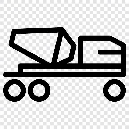 Portable Concrete Mixer, Construction Equipment, Cement, Mortar icon svg