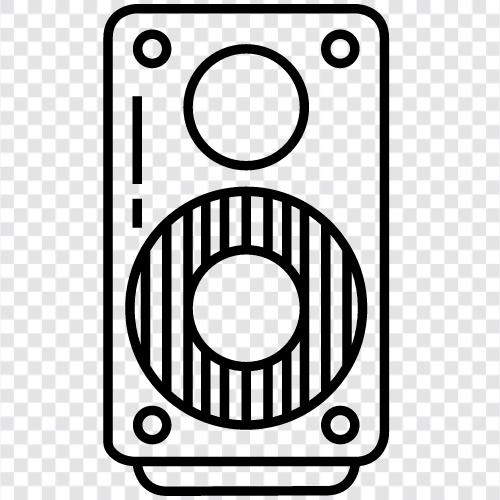 portable speaker, portable audio speaker, loud speaker for phone, portable speaker for icon svg