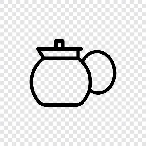 pot, teapot made of porcelain, teapots, Teapot icon svg