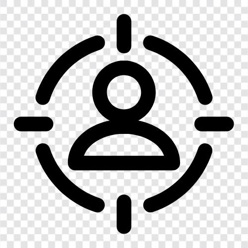 potentieller Kunde, Person, Kunde, Zielbenutzer symbol