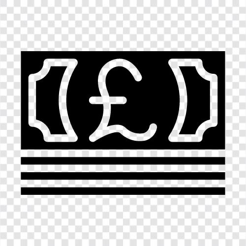 pound, sterling, British pound, currency icon svg