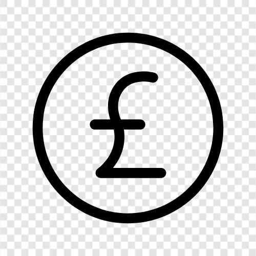 Pfund Sterling, Pfund Sterling Währung, Pfund, Währung symbol