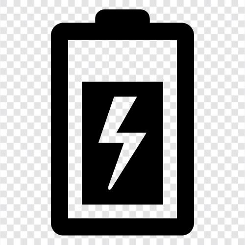 güç, elektrik, lityum iyonu, şarj edilebilir ikon svg