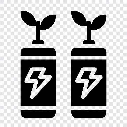 Strom, Laden, Solar, Wind symbol