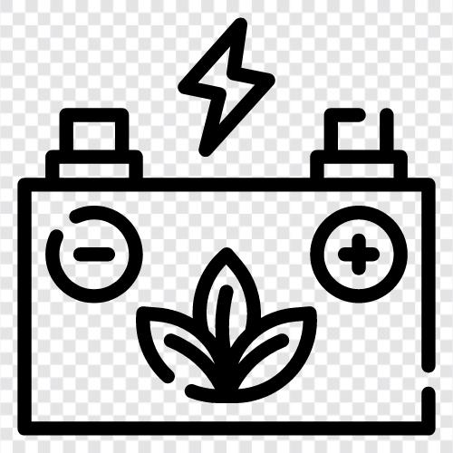 Strom, Aufladen, Energiebank, Solarstrom symbol