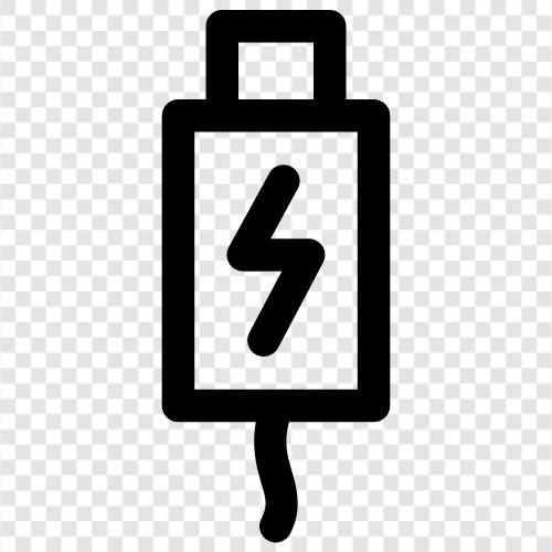 power, outlet, usb, portable icon svg