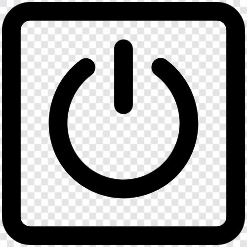 power off, power on, power switch, power button not working icon svg