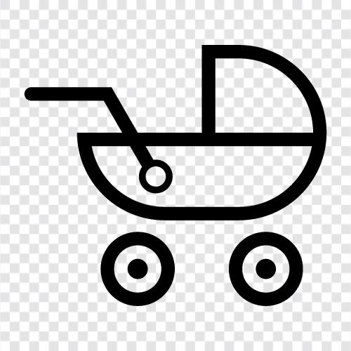 pram, bebek arabası, stroller, buggy ikon svg