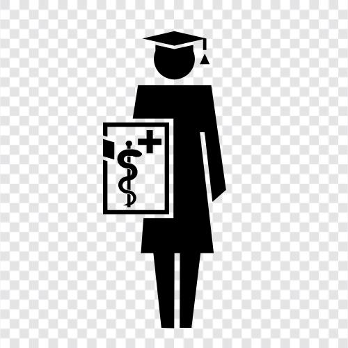 premed, medical school, health care, doctor icon svg