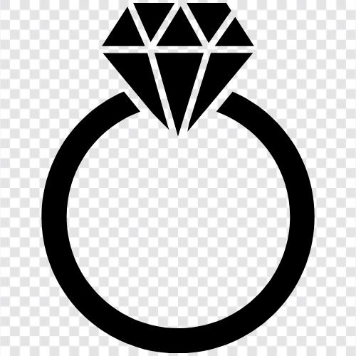 precious, jewelry, rings, engagement icon svg