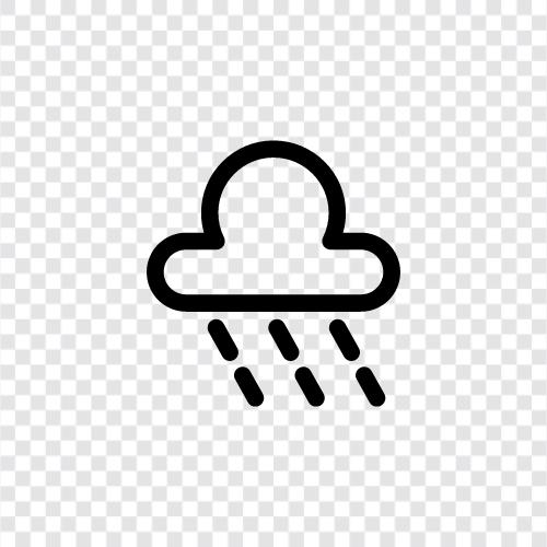 precipitation, showers, thunderstorms, lightning icon svg