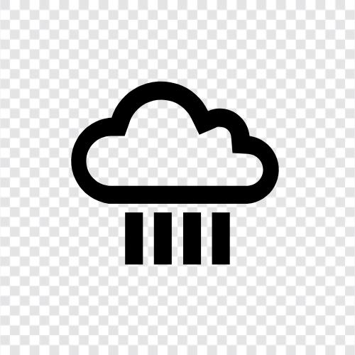 precipitation, heavens, weather, rainfall icon svg