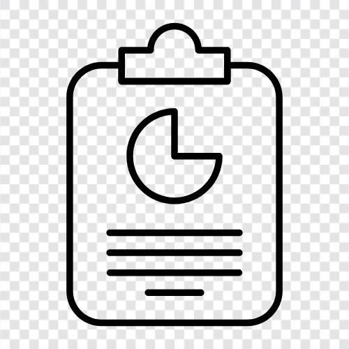 prepare, writing, report icon svg