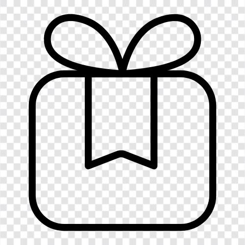 Geschenkverpackung, Geschenktüte, Weihnachtsgeschenk, Geschenk symbol