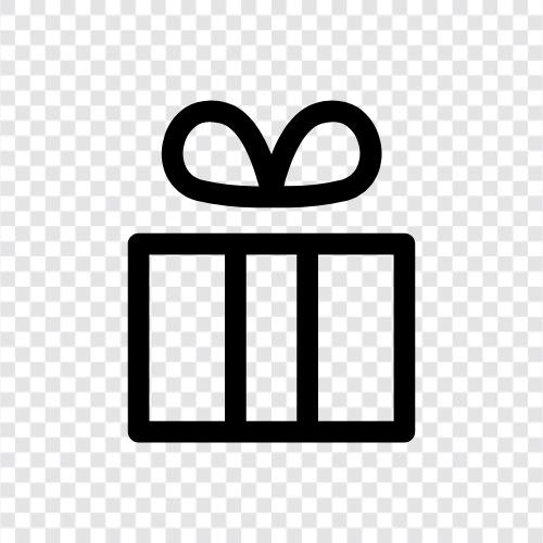 present, birthday, anniversary, Christmas icon svg