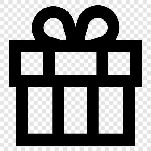 present, gift, love, appreciation icon svg