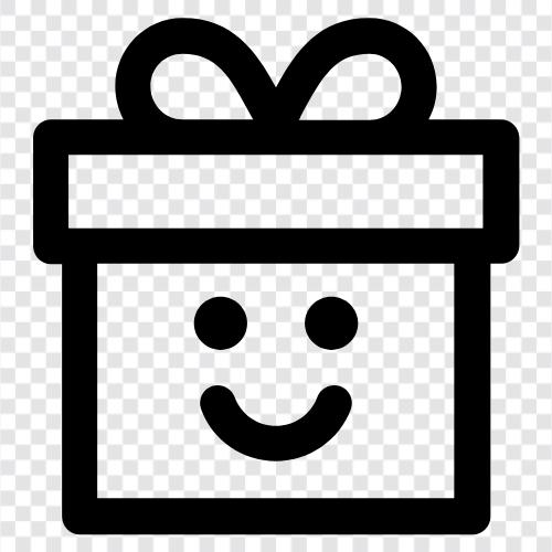 present, birthday, anniversary, Christmas icon svg