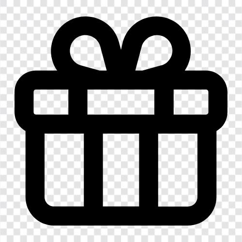 Geschenkartikel, Geschenkladen, Geschenkverpackung, Jubiläum symbol