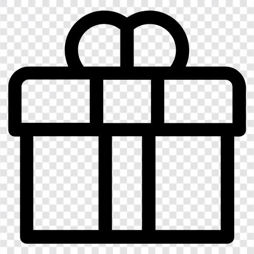 Geschenk, Geschenkgutschein, Geschenkbox, Geschenkverpackung symbol