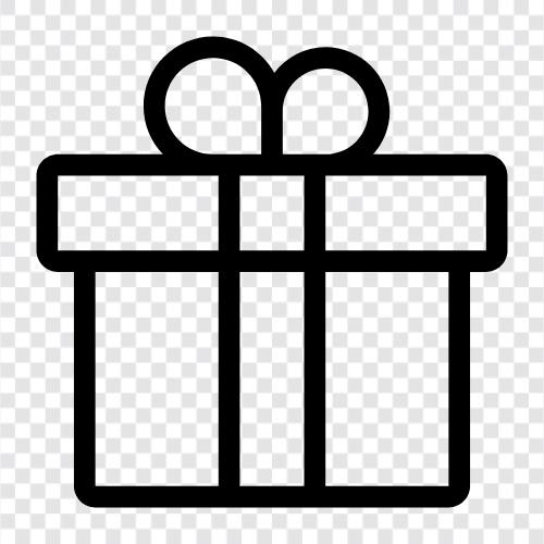 present, give, holiday, birthday icon svg