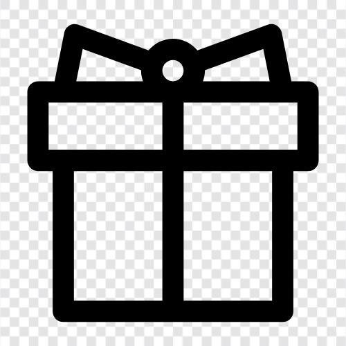 present, give, gift, birthday icon svg
