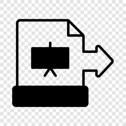 представление, pdf, слайды, бесплатные Значок svg