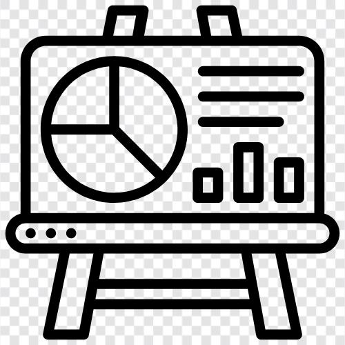Präsentation, Board, Präsentationssoftware, visuelle Präsentation symbol