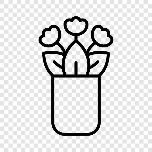 pretty, garden, bouquet, flora icon svg