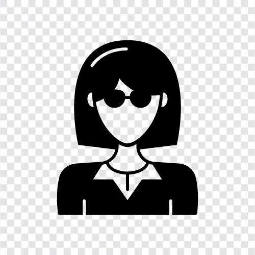 pretty girl with short hair, pretty girls with short hair, short hair women, short hair girl icon svg