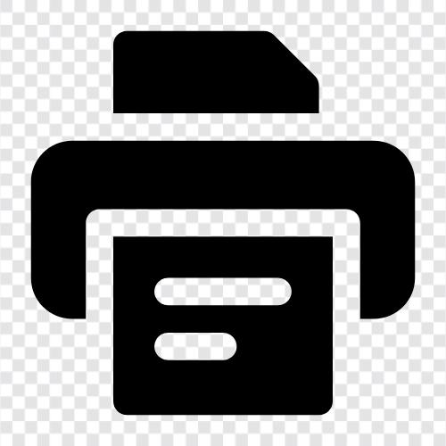 yazıcı kartuşu, yazıcı toneri, yazıcı mürekkebi, yazıcı yazılımı ikon svg