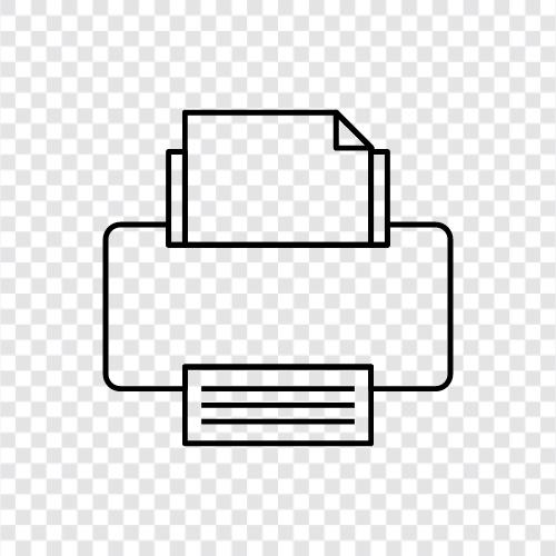 printer cartridge, printer ink, printer paper, printer toner icon svg