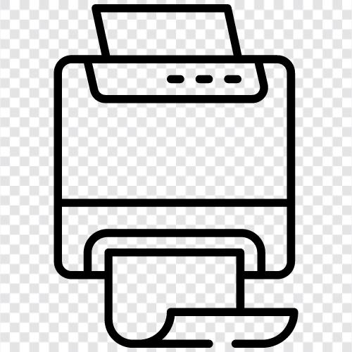 printer cartridge, inkjet printer, laser printer, inkjet cartridge icon svg