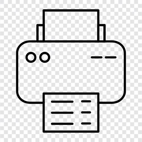 printers, Canon, Epson, Brother icon svg