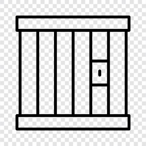 prison, lockup, detention center, jailbreak icon svg