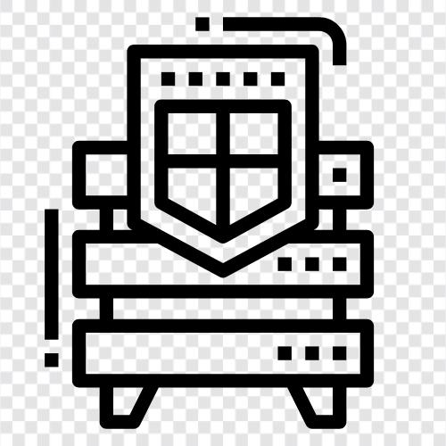 Privacy, Security, Encryption, Data Storage icon svg