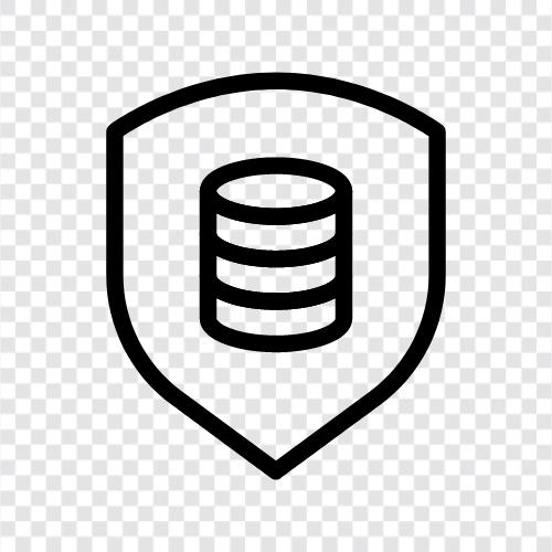 Datenschutz, Sicherheit, Verschlüsselung, Datenverletzung symbol
