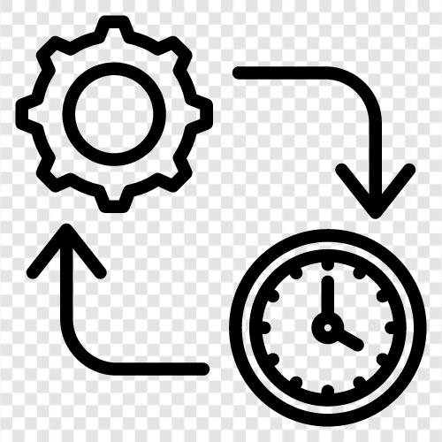Produktivität, Produktion, Produktion pro Stunde, Zunahme symbol