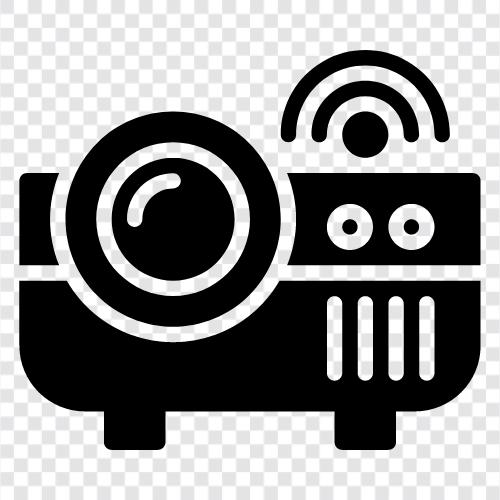 projector, movie projector, home cinema projector, digital projector icon svg