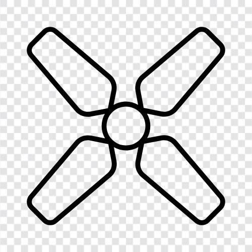 propellers, rotors, rotating, aircraft icon svg