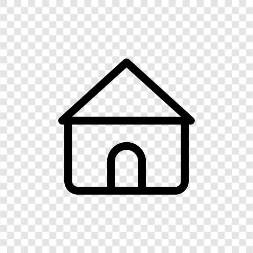 Grundstück, Haus, Zuhause symbol