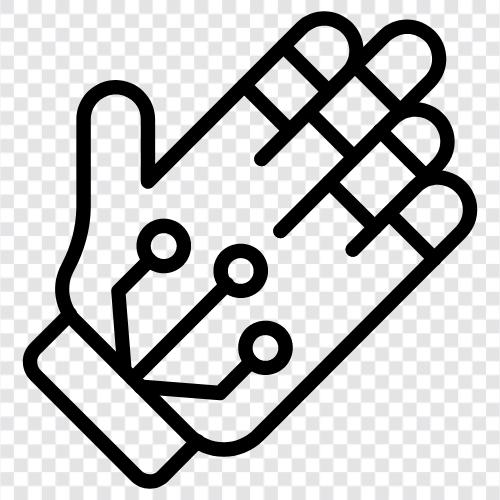 prosthetic hand, hand replacement, 3d printing hand, artificial hand icon svg