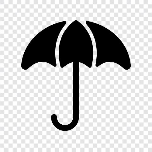 Schutz, Regen, Schild, Schatten symbol