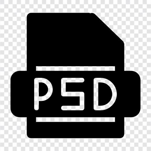 PSD dosyaları, Photoshop, Adobe Photoshop, PSD ikon svg