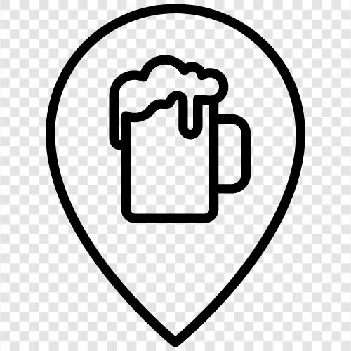 pub address, pub location map, pub near me, pub in my area icon svg